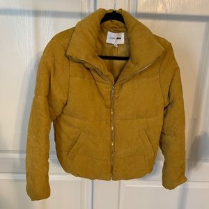 Fashionova cord puffer jacket